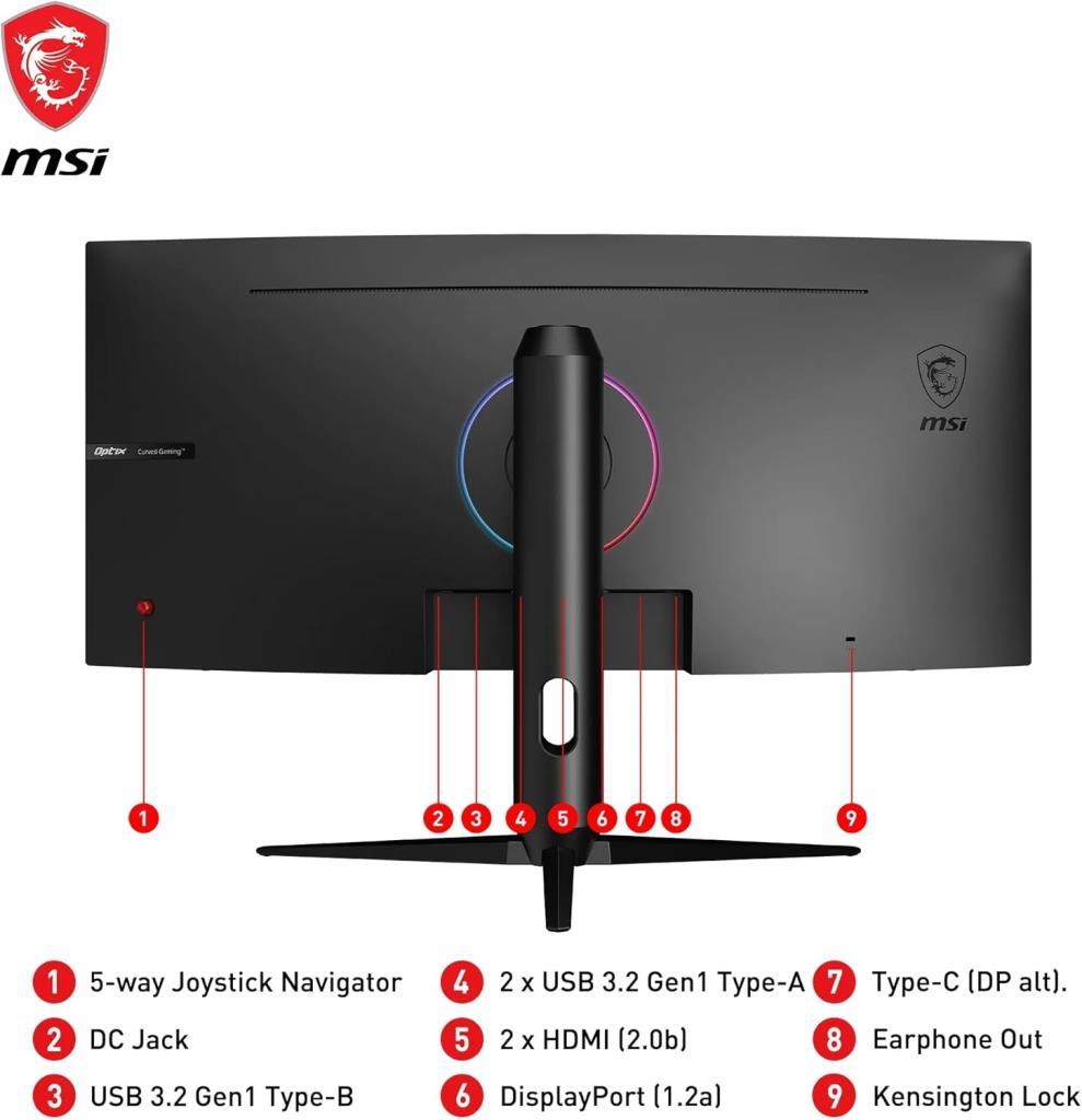 MSI Optix MAG301CR2 29.5" 1 ms WFHD Curved Pivot 200 Hz Oyuncu Monitörü Outlet