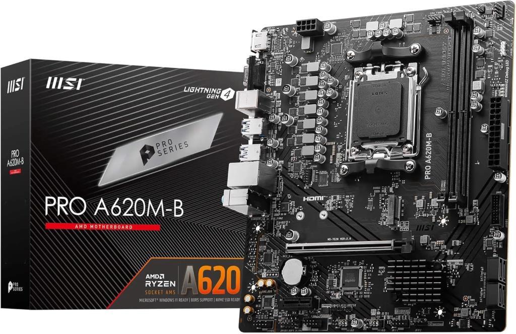 MSI Pro A620M-B AMD AM5 DDR5 Micro ATX Anakart Outlet