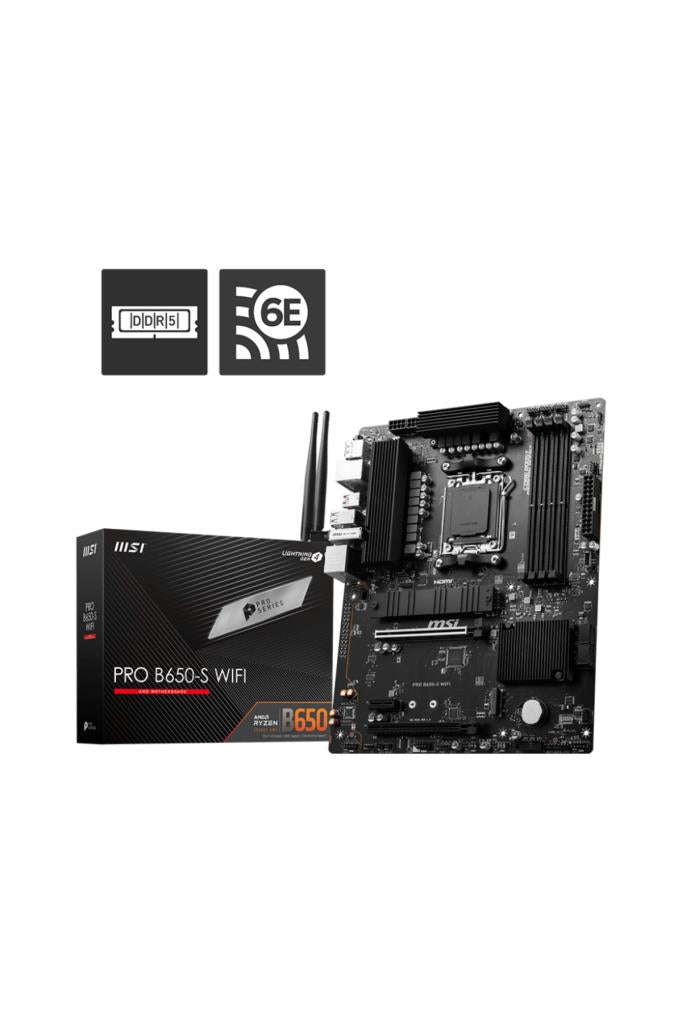 MSI Pro B650-S Wi-Fi AMD AM5 DDR5 ATX Anakart Outlet