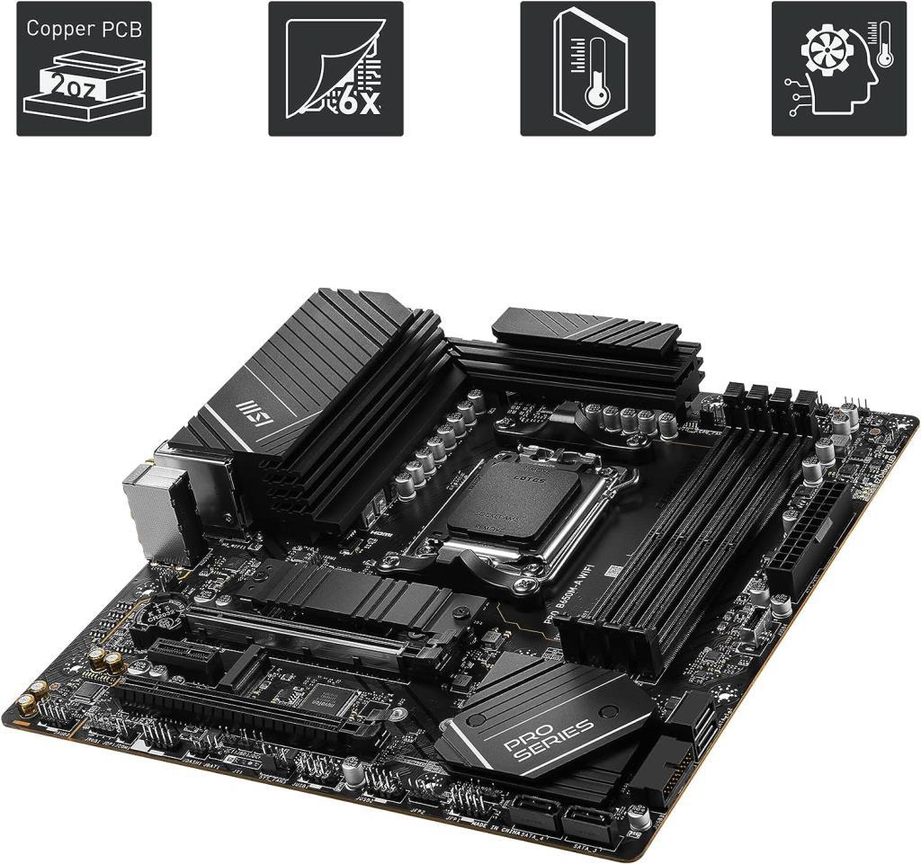 MSI PRO B650M-A Wi-Fi AMD AM5 DDR5 Micro ATX Anakart