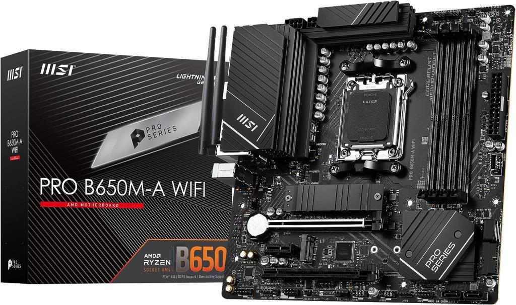 MSI PRO B650M-A Wi-Fi AMD AM5 DDR5 Micro ATX Anakart