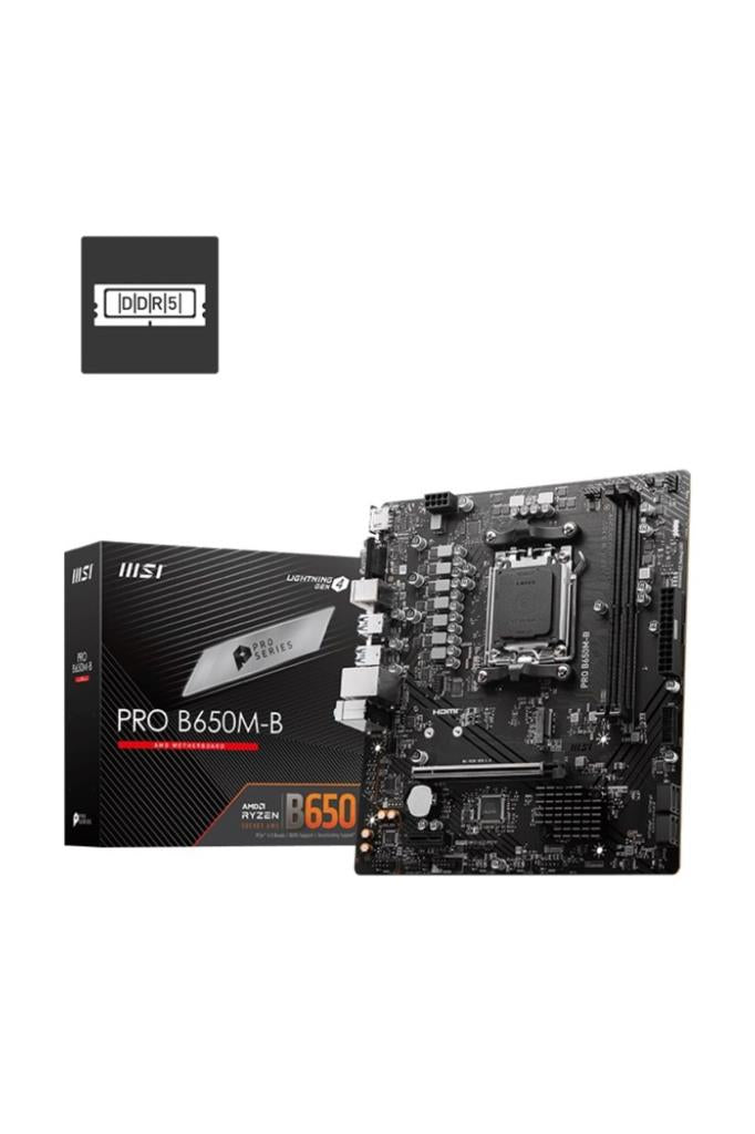 MSI Pro B650M-B AMD AM5 DDR5 Micro ATX Anakart Outlet