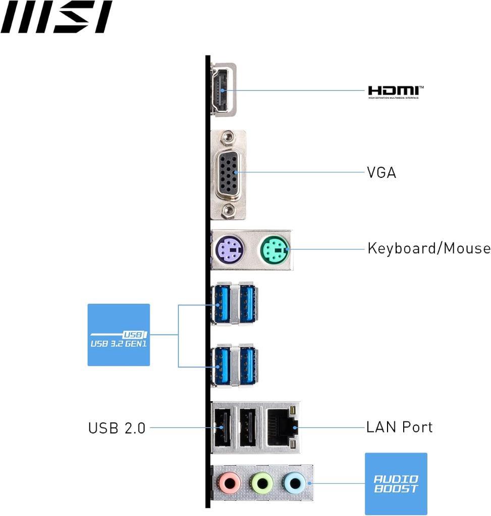MSI Pro B650M-E AMD AM5 DDR5 Micro ATX Anakart - TEŞHİR