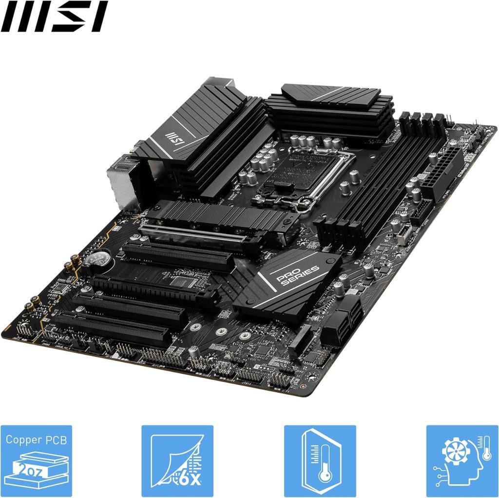 MSI Pro B760-P DDR4 II Intel LGA1700 ATX Anakart Teşhir