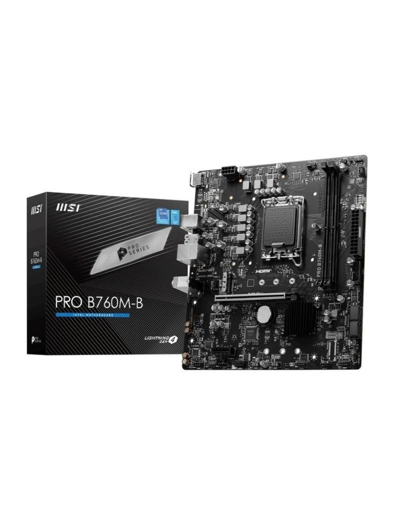 MSI Pro B760M-B Intel LGA1700 DDR4 Micro ATX Anakart