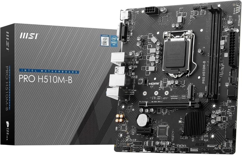MSI Pro H510M-B Intel LGA1200 DDR4 Micro ATX Anakart - OUTLET