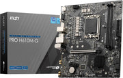 MSI PRO H610M-G Intel H610 Soket 1700 DDR5 5600MHz mATX Gaming (Oyuncu) Anakart Outlet