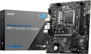 MSI PRO H610M-G DDR4 SOKET 1700 DDR4 3200(OC) PCI-E Gen 4 ,M.2 USB3.2 1x 1G LAN mATX Teşhir