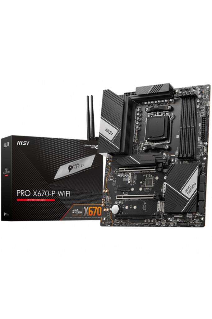 MSI Pro X670-P Wi-Fi AMD AM5 DDR5 ATX Anakart Outlet