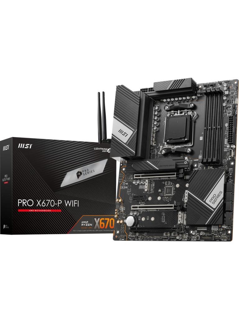 MSI Pro X670-P Wi-Fi AMD AM5 DDR5 ATX Anakart Teşhir