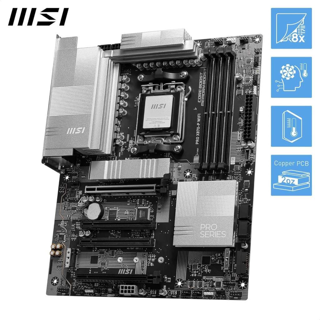 MSI Pro X870-P Wi-Fi AMD AM5 DDR5 ATX Anakart