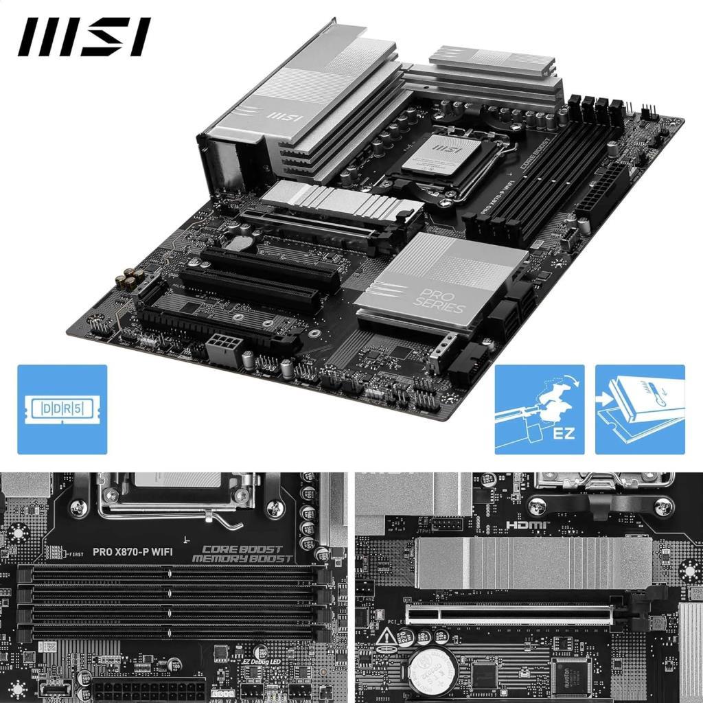 MSI Pro X870-P Wi-Fi AMD AM5 DDR5 ATX Anakart