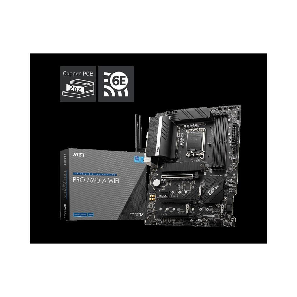 MSI Pro Z690-A Wi-Fi Intel LGA1700 DDR4 ATX Anakart Teşhir