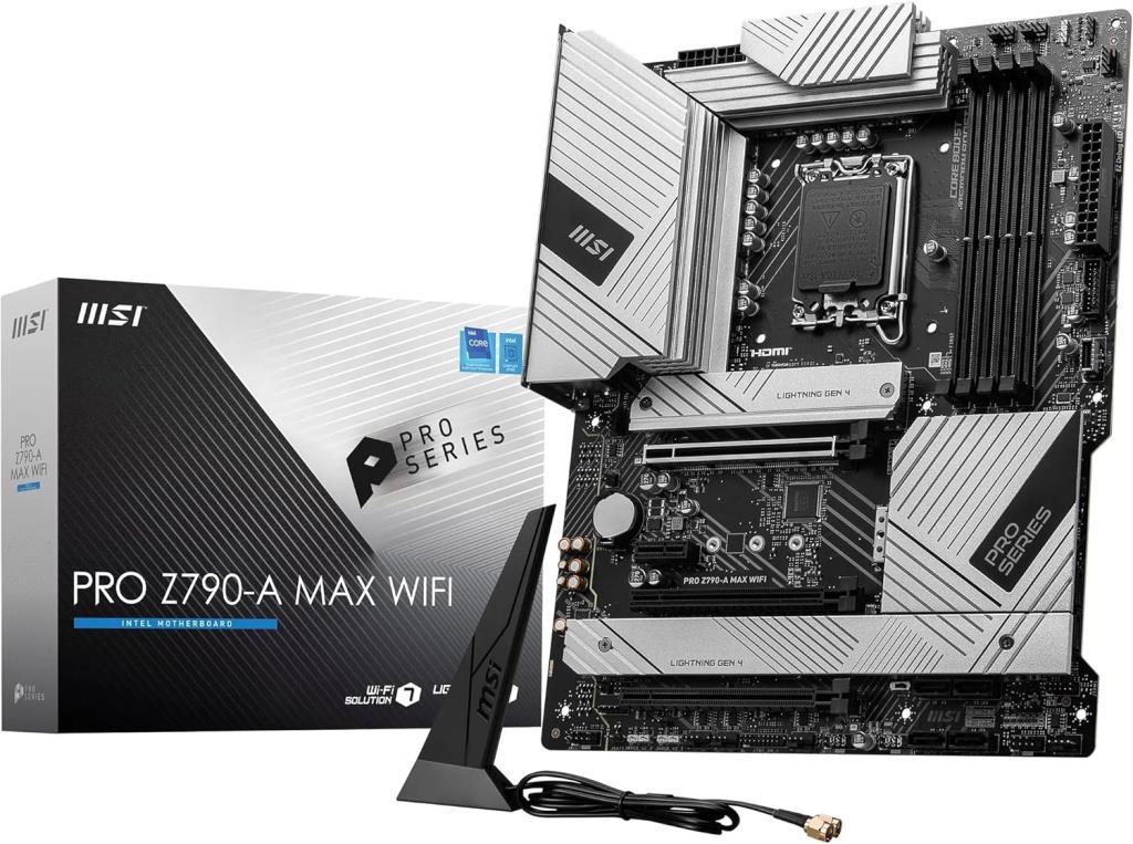 MSI Pro Z790-A Max Wi-Fi Intel LGA1700 DDR5 ATX Anakart - OUTLET