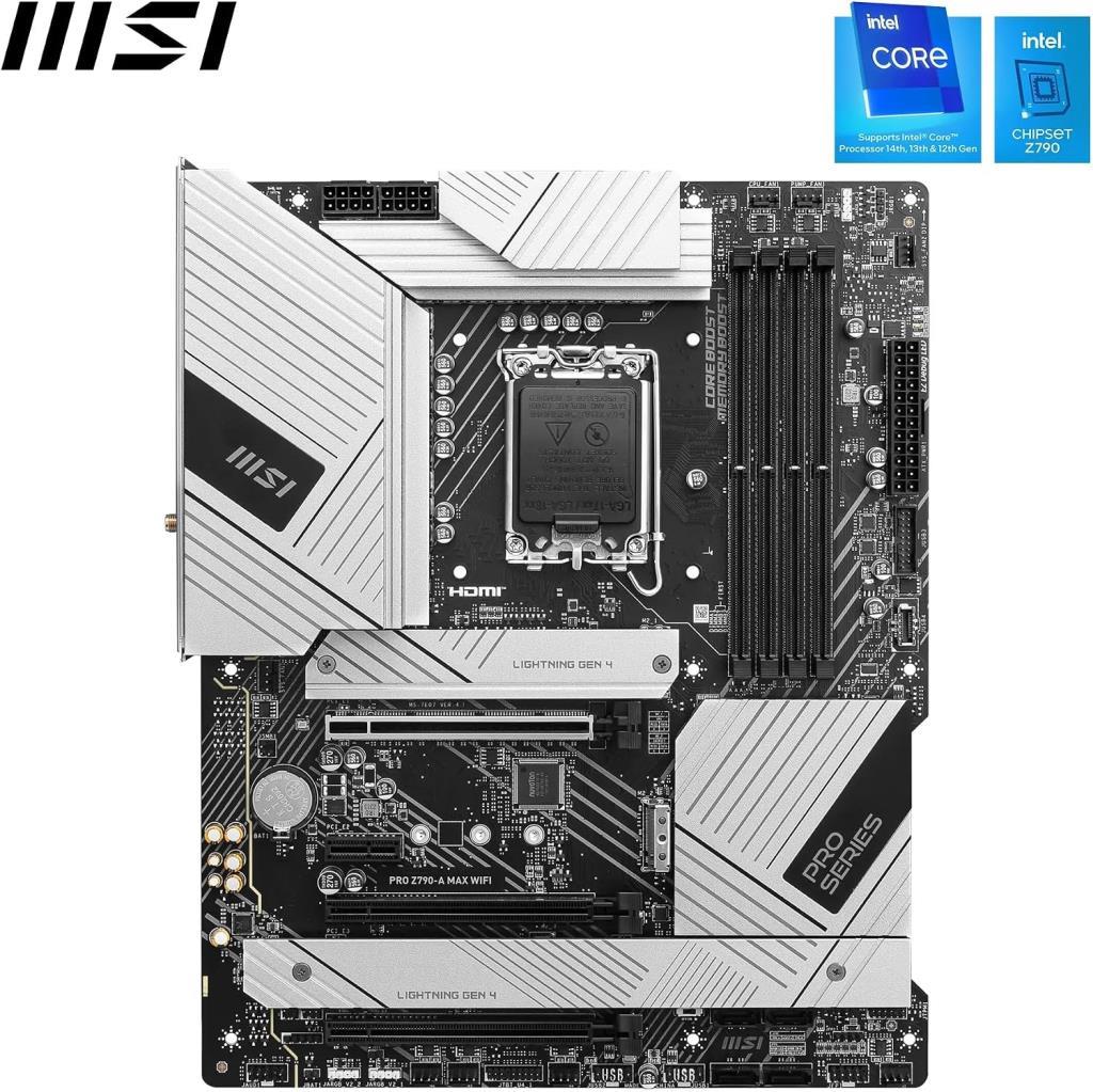 MSI Pro Z790-A Max Wi-Fi Intel LGA1700 DDR5 ATX Anakart - OUTLET
