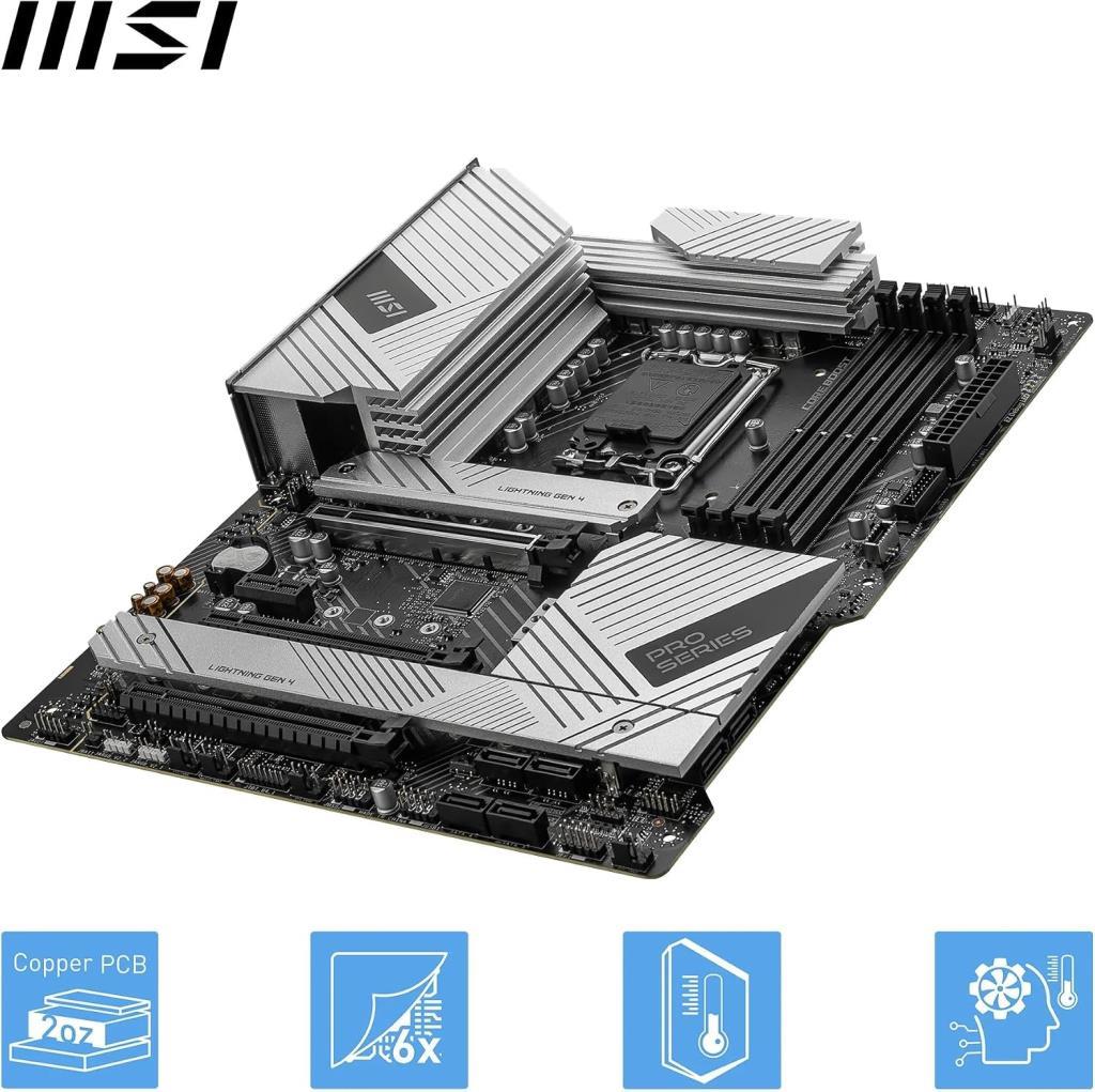 MSI Pro Z790-A Max Wi-Fi Intel LGA1700 DDR5 ATX Anakart - OUTLET