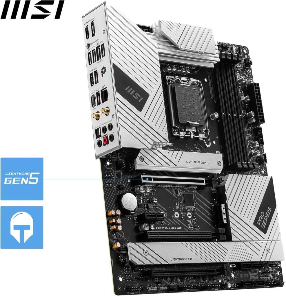 MSI Pro Z790-A Max Wi-Fi Intel LGA1700 DDR5 ATX Anakart - OUTLET