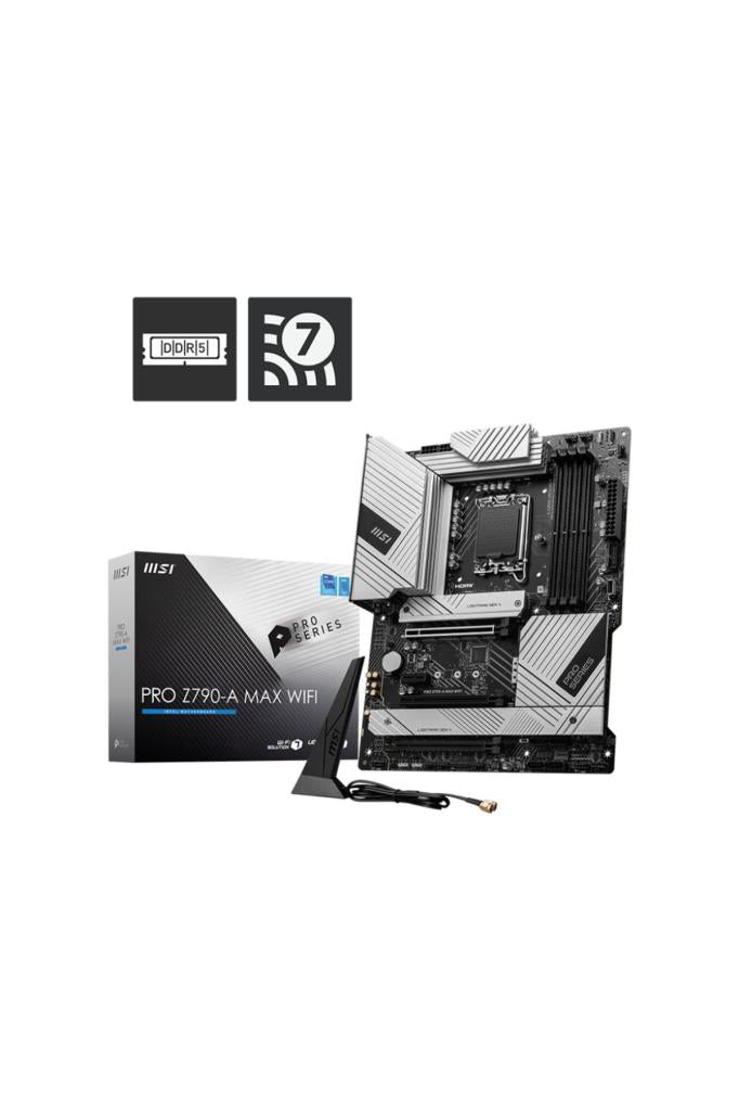 MSI Pro Z790-A Max Wi-Fi Intel LGA1700 DDR5 ATX Anakart Teşhir