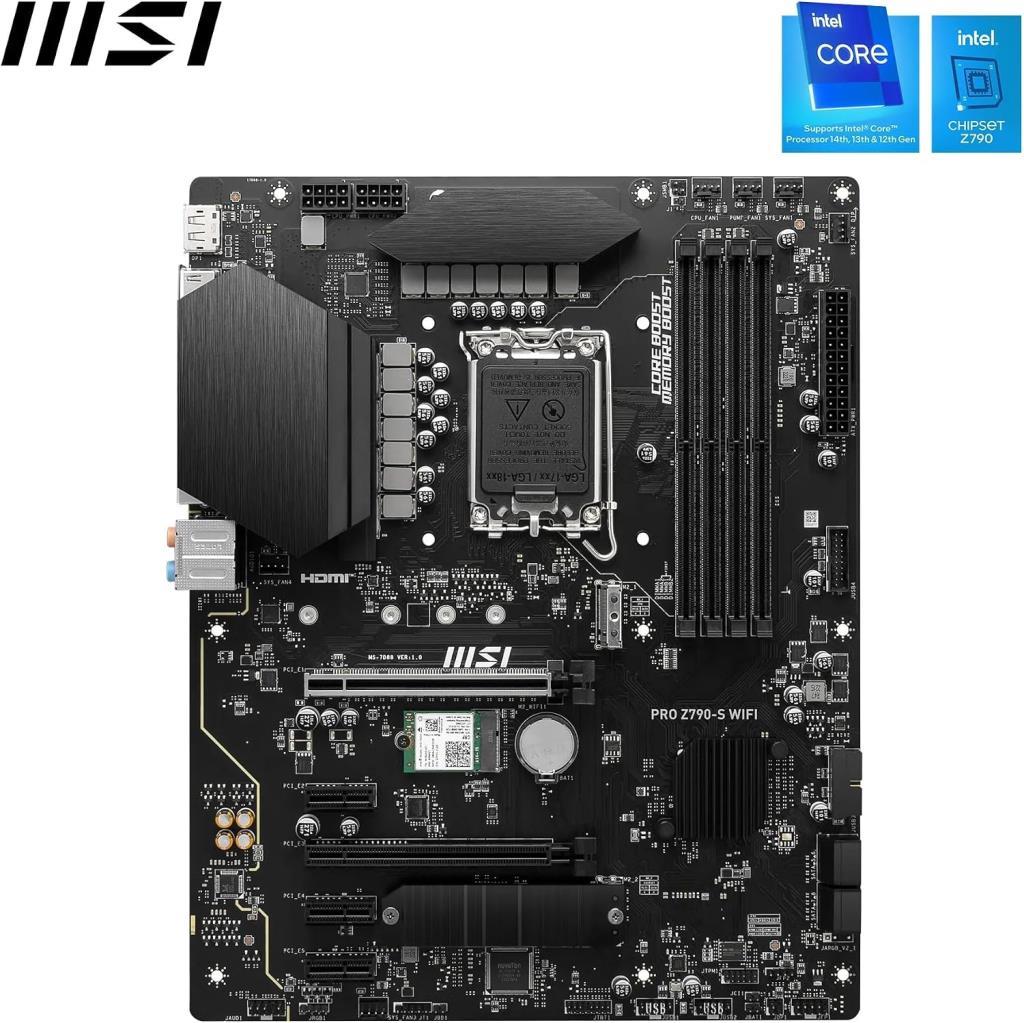 MSI Pro Z790-S Wi-Fi Intel LGA1700 DDR5 ATX Anakart - OUTLET