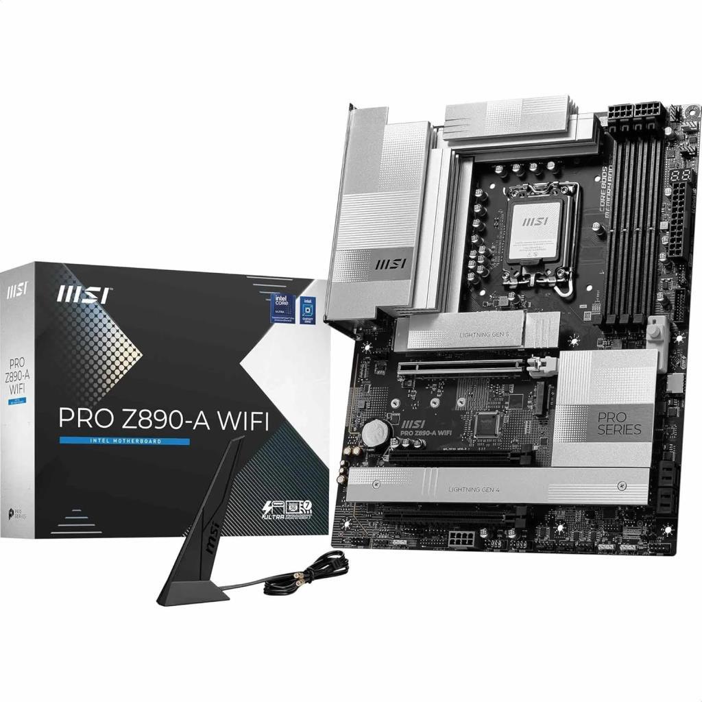MSI Pro Z890-A Wi-Fi Intel LGA1851 DDR5 ATX Anakart Teşhir