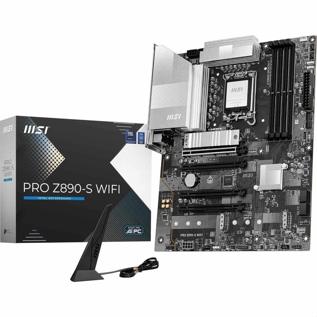 MSI Pro Z890-S Wi-Fi Intel LGA1851 DDR5 ATX Anakart Outlet