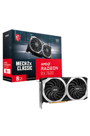 MSI RX 7600 Mech 2X Classic 8G OC 128 Bit GDDR6 8 GB Ekran Kartı Outlet