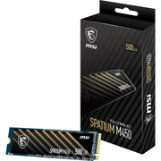 MSI Spatium M450 PCI-Express 4.0 500 GB M.2 SSD Outlet