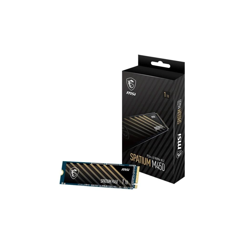 MSI Spatium M450 PCI-Express 4.0 1 TB M.2 SSD