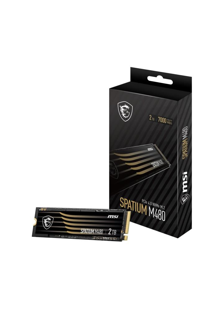 MSI Spatium M480 Pro PCI-Express 4.0 2 TB M.2 SSD Outlet