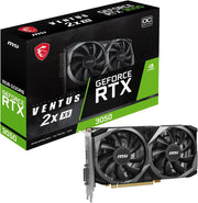 MSI RTX 3050 Ventus 2X XS 8G OC GDDR6 128 Bit 8 GB Ekran Kartı Outlet