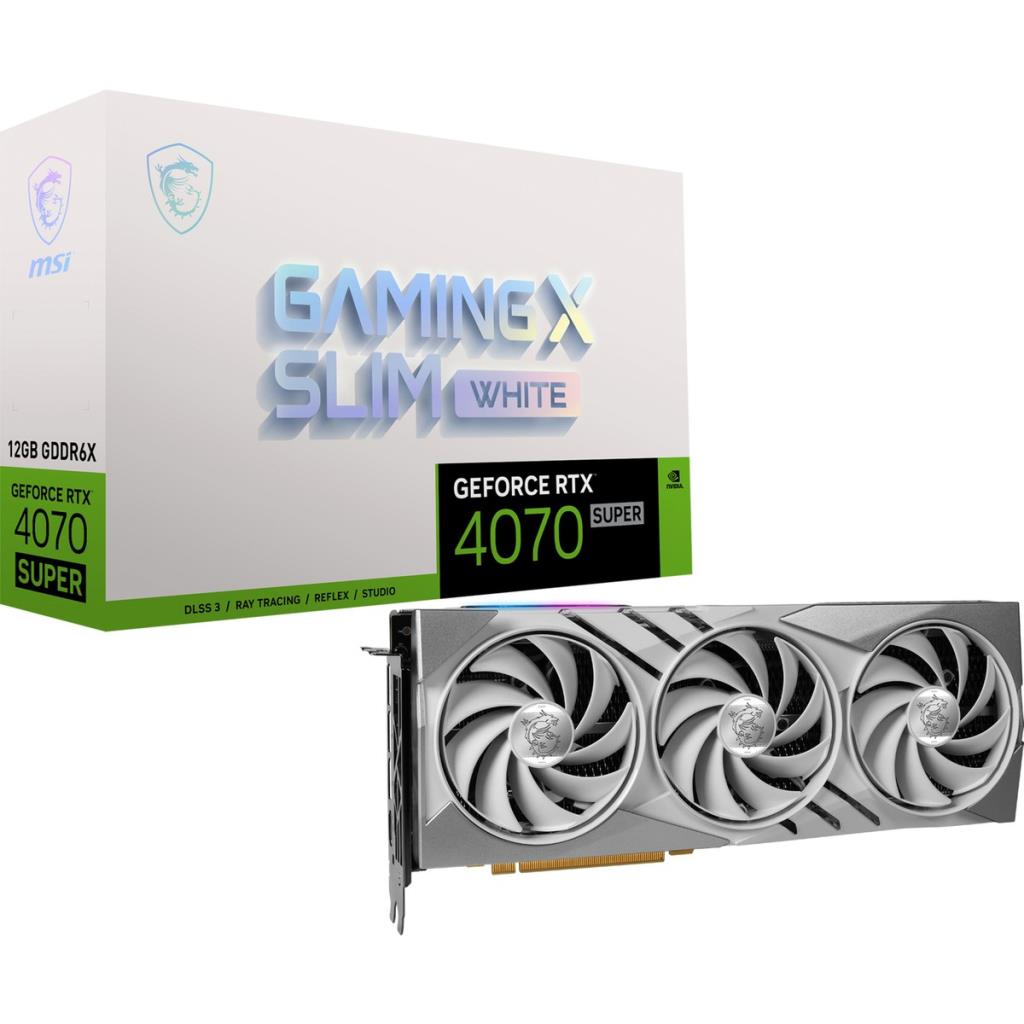 MSI RTX 4070 Super Gaming X Slim White 12G 192 Bit GDDR6X 12 GB Ekran Kartı
