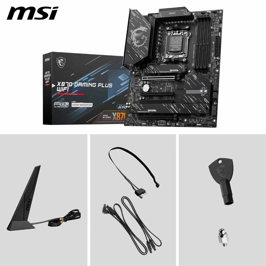 MSI X870 Gaming Plus Wi-Fi AMD AM5 DDR5 ATX Anakart