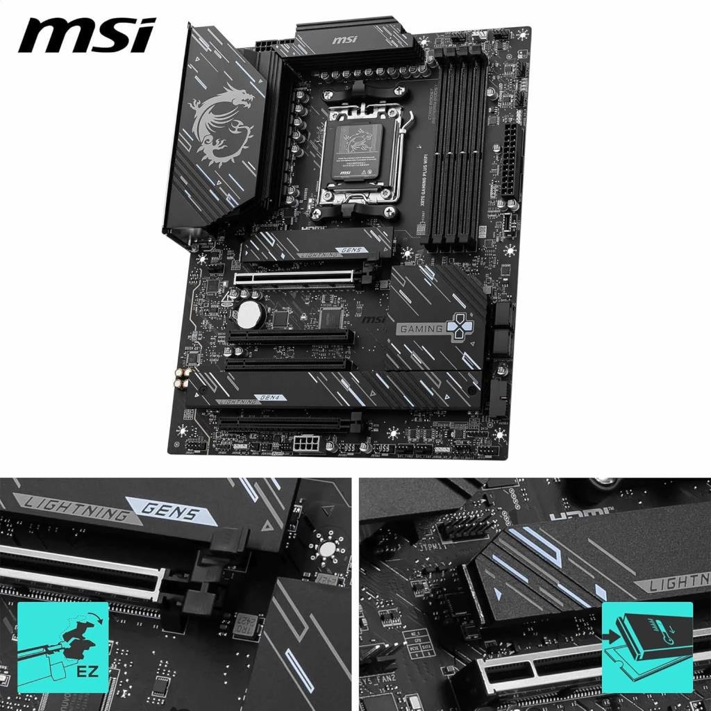 MSI X870 Gaming Plus Wi-Fi AMD AM5 DDR5 ATX Anakart