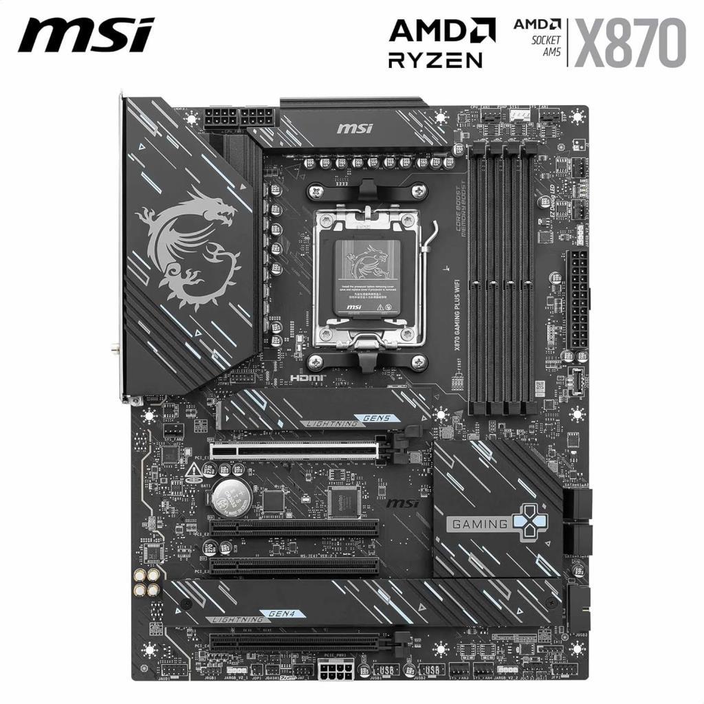 MSI X870 Gaming Plus Wi-Fi AMD AM5 DDR5 ATX Anakart