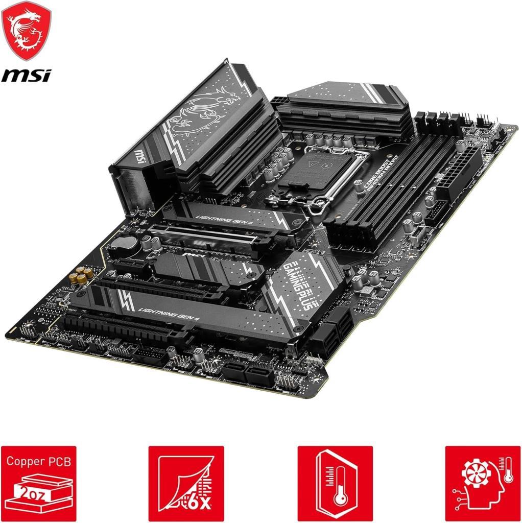 MSI Z790 Gaming Plus Wi-Fi Intel LGA1700 DDR5 ATX Anakart - OUTLET