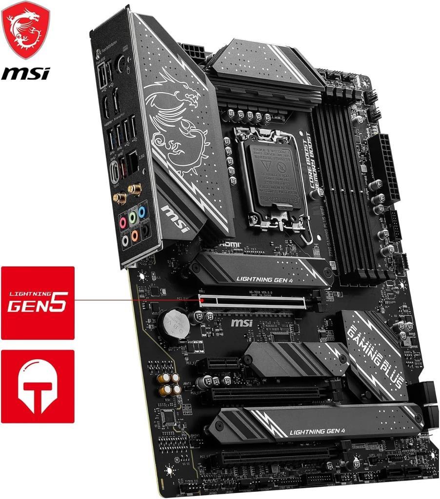 MSI Z790 Gaming Plus Wi-Fi Intel LGA1700 DDR5 ATX Anakart - OUTLET