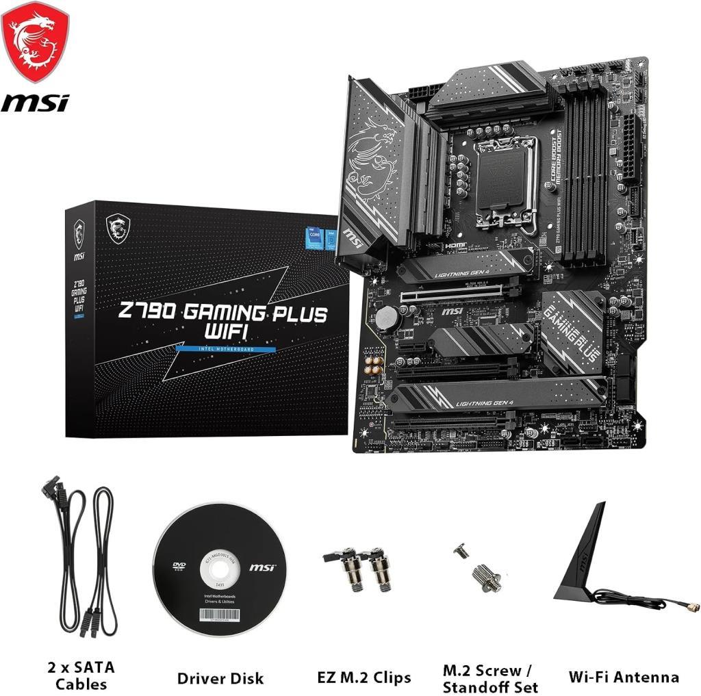 MSI Z790 Gaming Plus Wi-Fi Intel LGA1700 DDR5 ATX Anakart - OUTLET