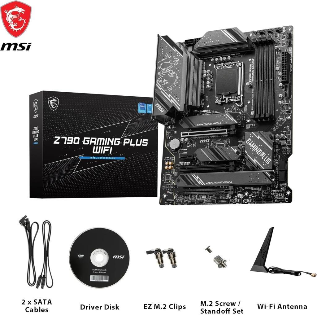 MSI Z790 Gaming Plus Wi-Fi Intel LGA1700 DDR5 ATX Anakart Outlet