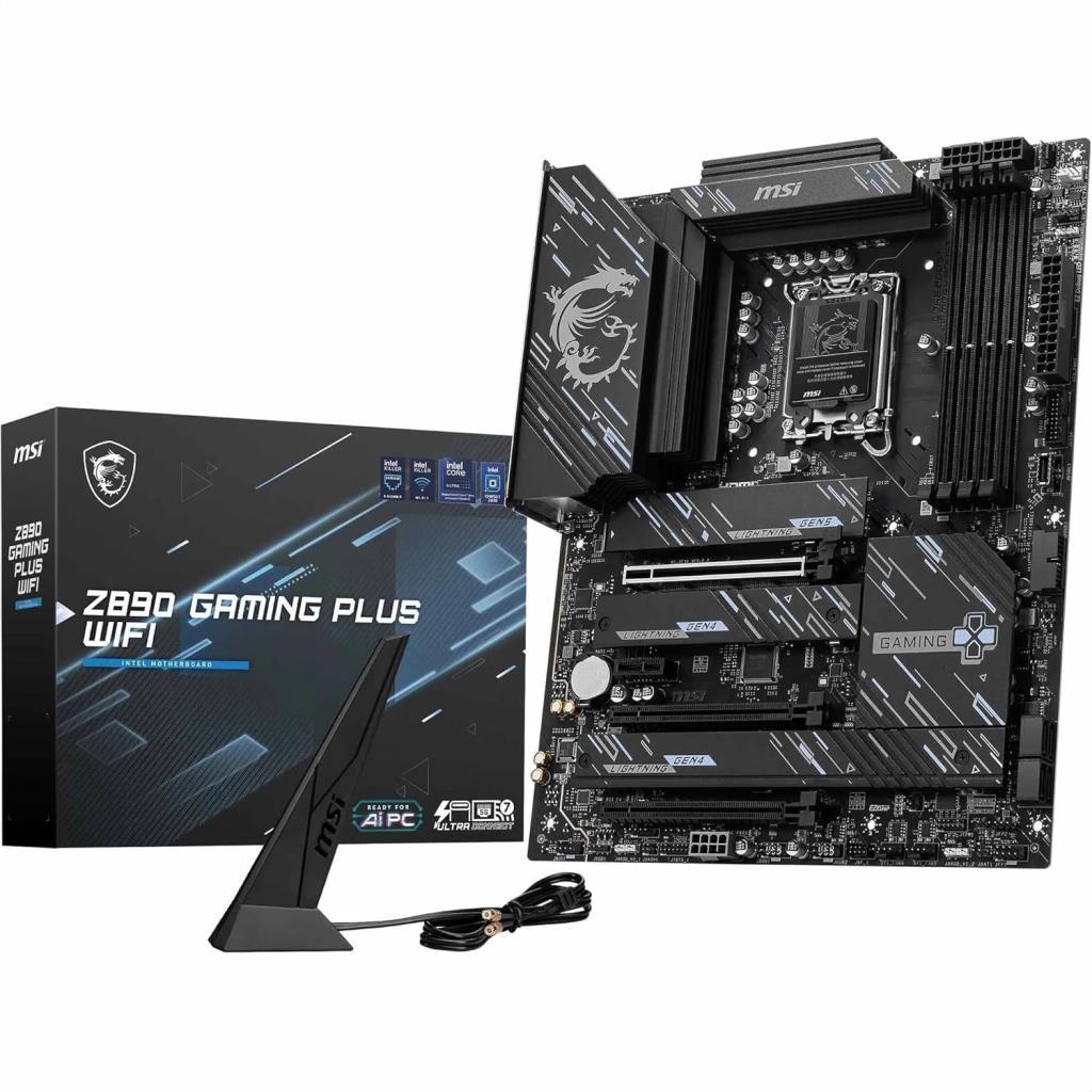 MSI Z890 Gaming Plus Wi-Fi Intel LGA1851 DDR5 ATX Anakart Teşhir