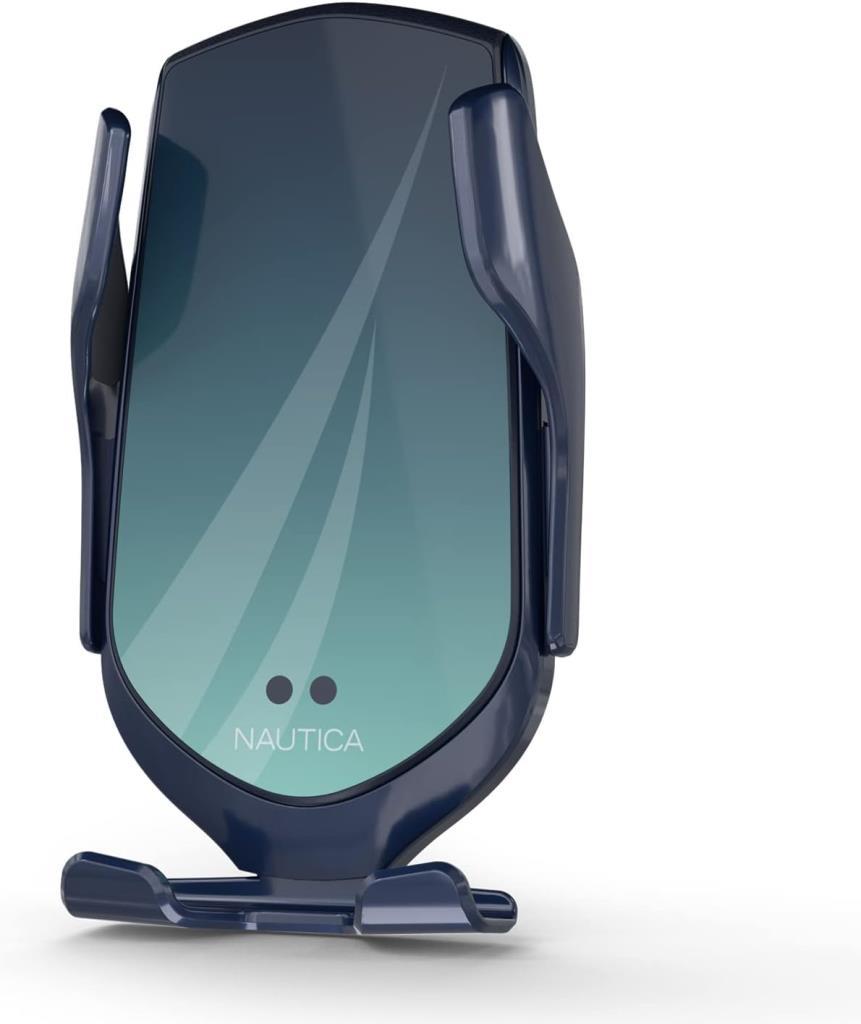 E-Trendy Shop Nautica CH220 Wireless Araç Içi Şarj Cihazı ve Telefon Tutucu Navy -TEŞHİR