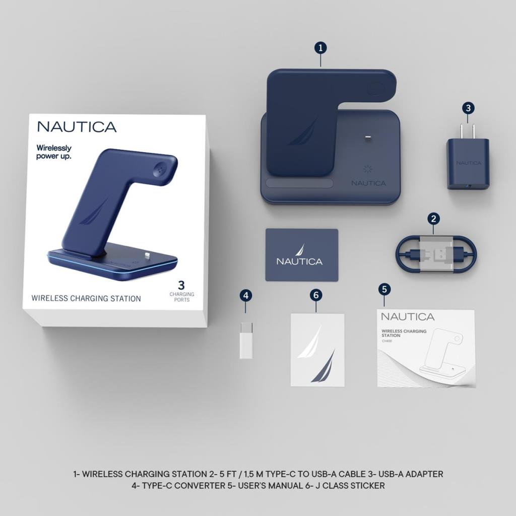 Nautica CH400 3in1 MagSafe Kablosuz Hızlı Şarj Aleti - TESHİR