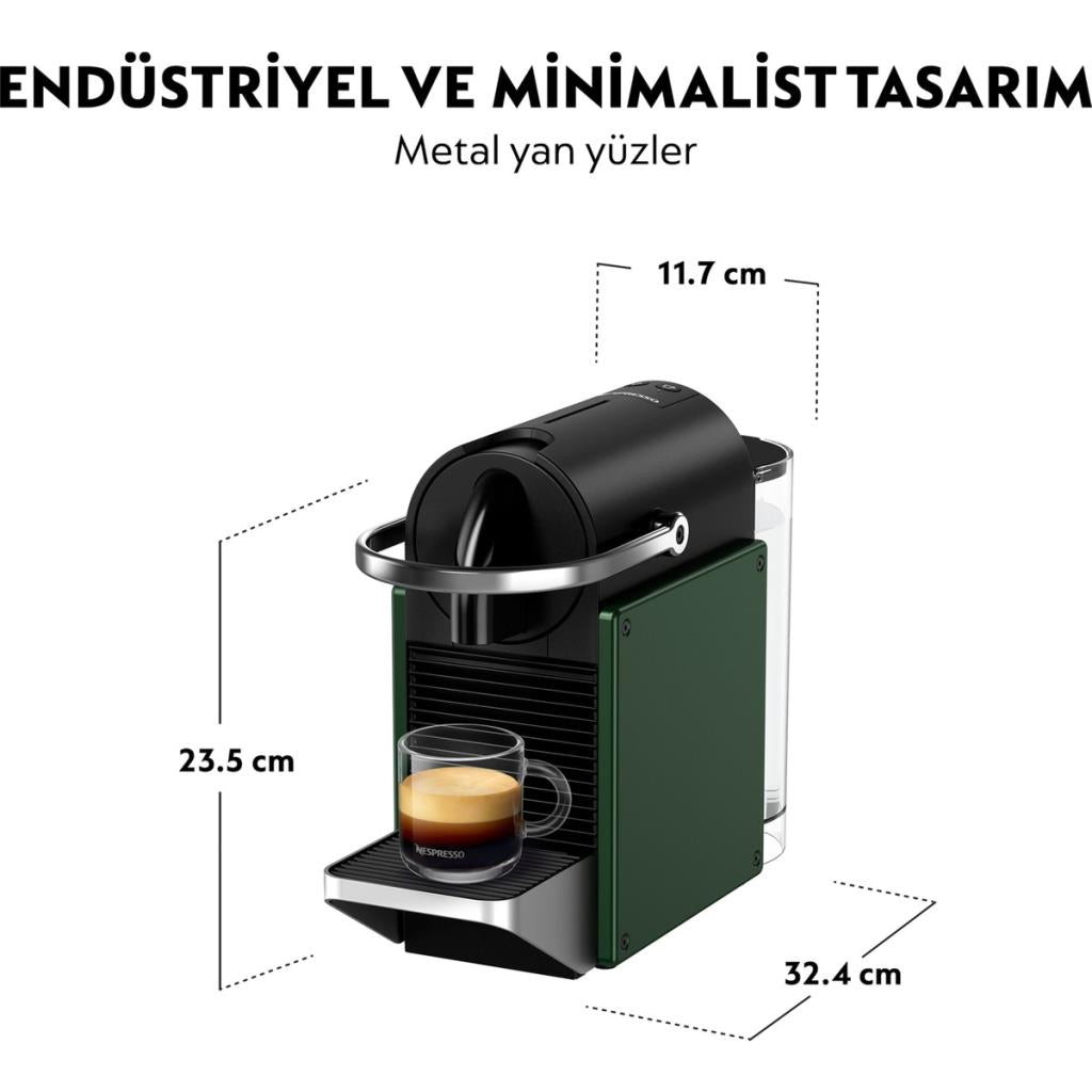 Nespresso Pixie C62 Yeşil Kapsül Kahve Makinesi
