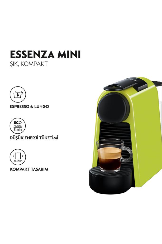 Nespresso Essenza Mini D 30 Yeşil Kapsül Kahve Makinesi Teşhir