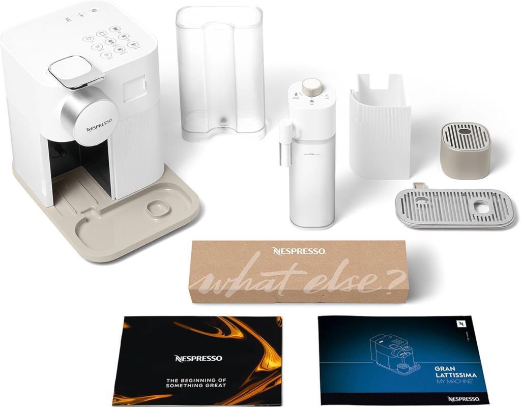 Nespresso F541 Gran Lattissima Beyaz Kapsül Kahve Makinesi Teşhir