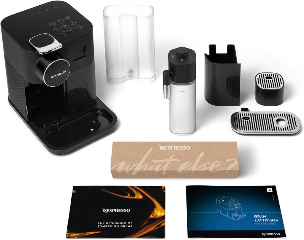 Nespresso F541 Gran Lattissima Siyah Kapsül Kahve Makinesi Teşhir