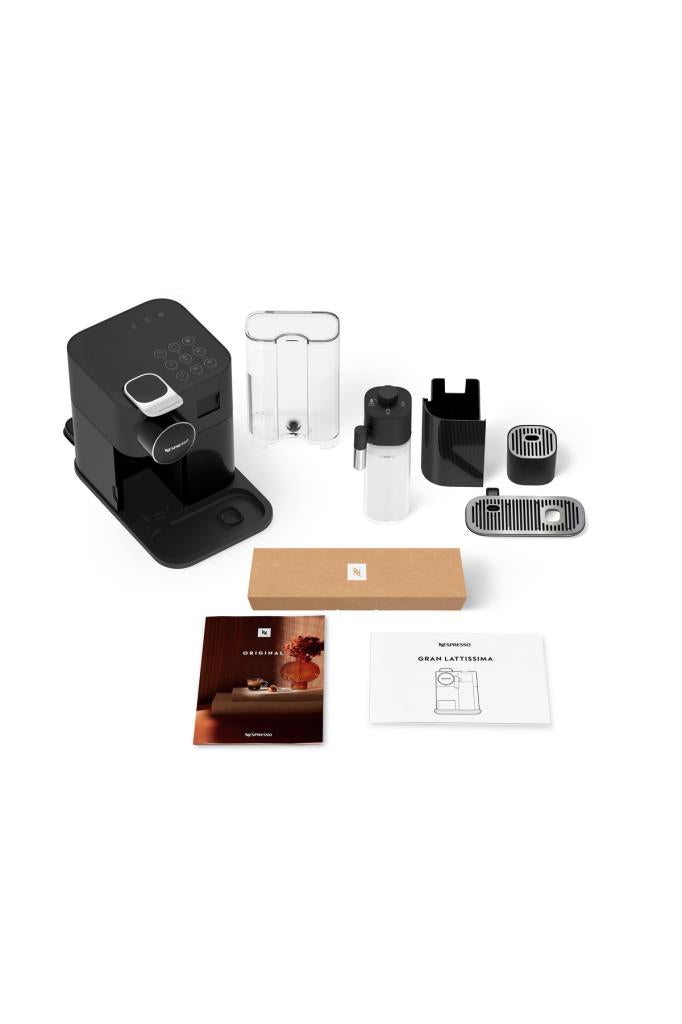 Nespresso F541 Gran Lattissima Siyah Kapsül Kahve Makinesi Outlet