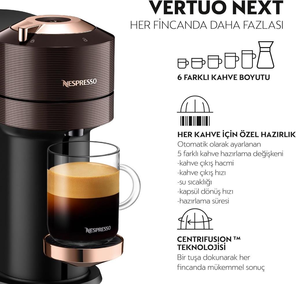 Nespresso Vertuo Next Premium Kapsül Kahve Makinesi