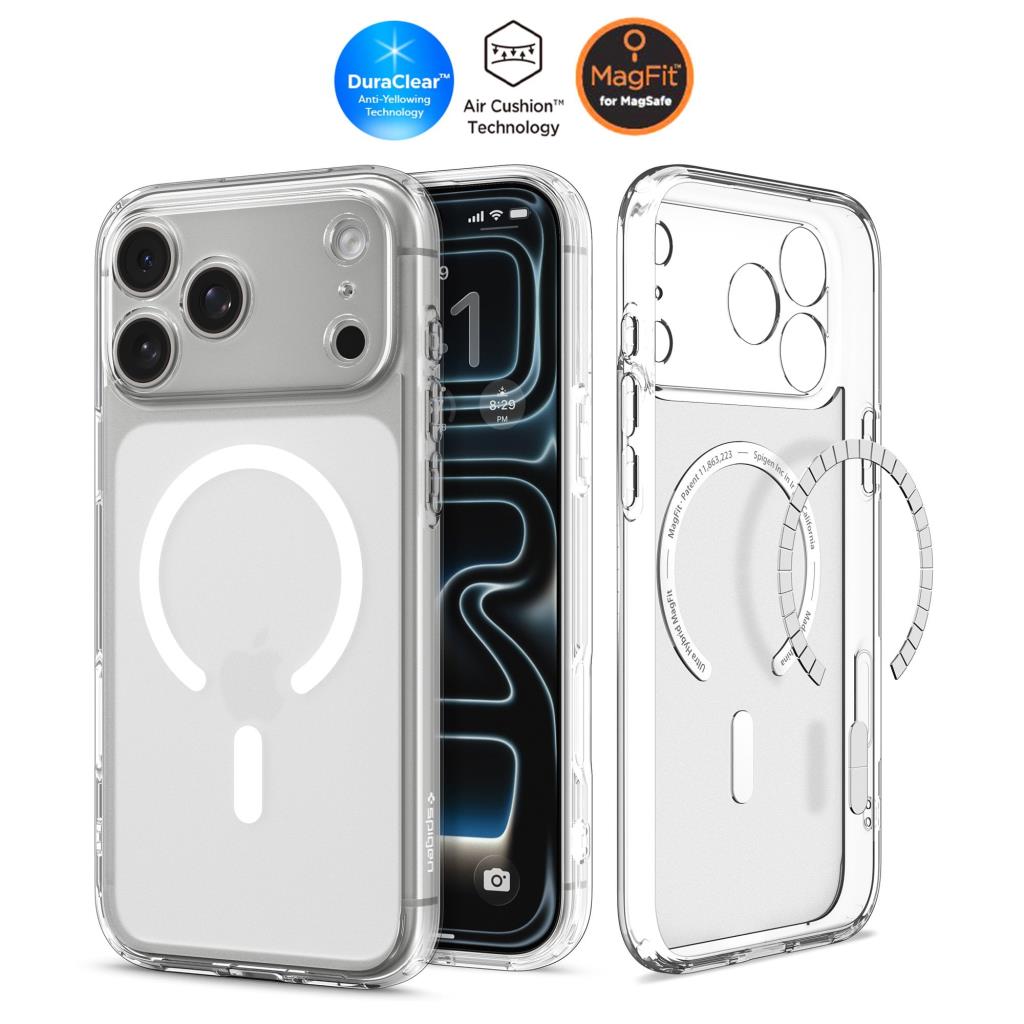 Spigen iPhone 17 Pro Max ince MagSafe Kılıf Ultra Hybrid Sararmaya Dayanıklı DuraClear - TEŞHİR