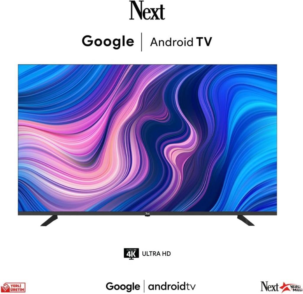 Next YE-58020GFSG5 4K Ultra HD 58" 147 Ekran Uydu Alıcılı Google Smart LED TV Teşhir