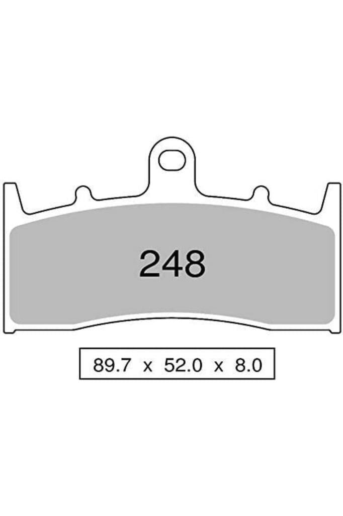 Nissin 2P-248ST Sinterli Motosiklet Fren Balatası - TEŞHİR